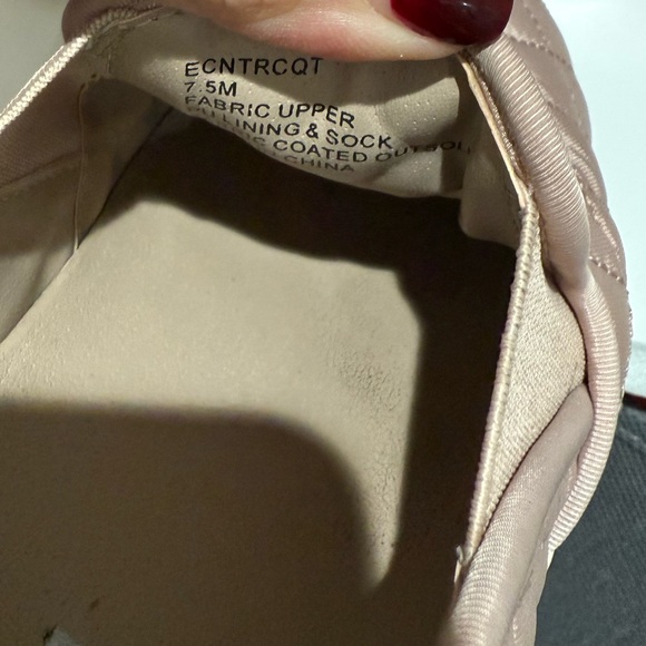 Steve Madden Women's Quilted Slip-On Sneakers - Blush - Picture 5 of 5